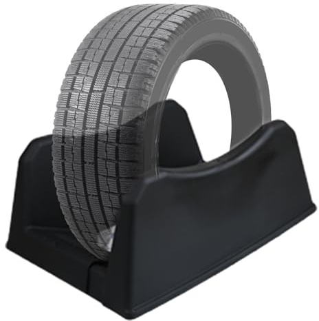 KUANGGE Support de Pneu de Voiture réglable, présentoir de Pneu en Plastique pour Atelier, publicité, Salon Professionnel, étagère de Rangement Portable pour Plusieurs pneus