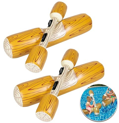 JOOCCO Inflatable Pool Floats, Pool Inflatable Floating Row Toys for Children, Swimming Pool Toy Water Toy for Adults