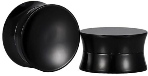 Vankula Ohr Tunnel 1 Paar Flesh Plugs Einzigartig Anders Doppelseitig Edelstahl für männer damen Ohrpiercing Gestreckte Schmuck 8mm bis 16mm