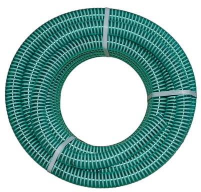 Saugschlauch 1 Zoll (25 mm DN25) 7m - Längen 2–50m – Ansaugschlauch für Gartenpumpe, Hauswasserwerk & Brunnen – Spiralschlauch verstärkt, flexibel & knickfest – Saugleitung für Wasserpumpen