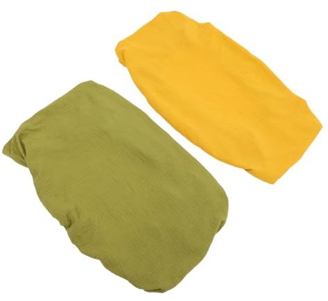 FRCOLOR 2 St Tvättbara Avtagbara Skötbäddöverdrag i Elastiska Andningsbara Skötbäddsskydd för Bebisar Bekväma Praktiska Skötbäddslakan Militärgrön