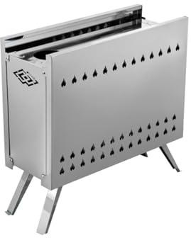 OPFVUJIKX Poêle de Sauna à Bois Pliable, Tente Thermique de Camping, poêle Chauffant for salles de Sauna Spa à Domicile
