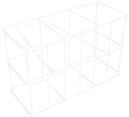 Homoyoyo Portable Iron Craft Milk Bottle Holder Storage Basket for Beer Bottle Carrying Rack Fits Doorstep