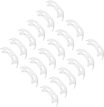 DOITOOL 100 Stück Teiliges Pflanzenbiegungs Clips aus Kunststoff Flexibler Pflanzenstützclip zur Formgebung und Höhenkontrolle von Tomaten Gemüse und Kletterpflanzen Installieren Fördert