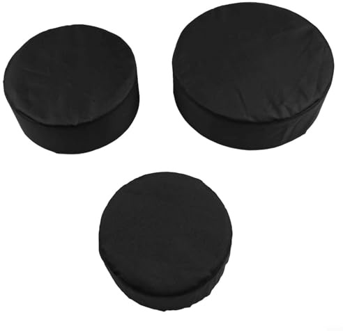 Solaughguy Bassin flottant en tissu tissé pour plantes aquatiques et abri pour poissons – Couleur noire disponible en 3 tailles (S, M, L) pour jardin (L+ M + S)