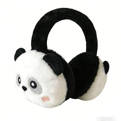 Pwsap Cache Oreilles pour Femmes, Ajustables Cache-oreilles à Animaux Mignons, Bandeau Chaud d'extérieur, Accessoires d'hiver pour Temps Froid