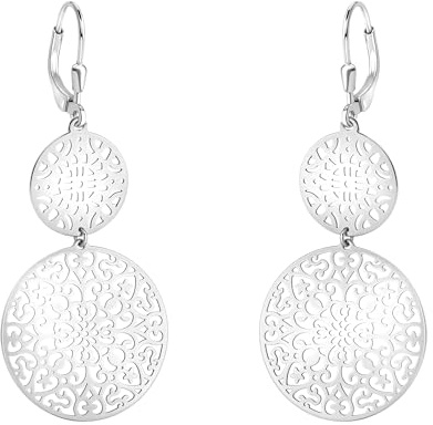 SOFIA MILANI - Damen Ohrringe 925 Silber - Ornament Ohrhänger - 21048