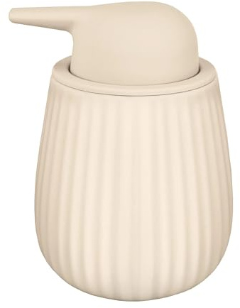 Kleine Wolke Seifenspender Groove, Accessoires, Farbe Bast, Material: Steinzeug