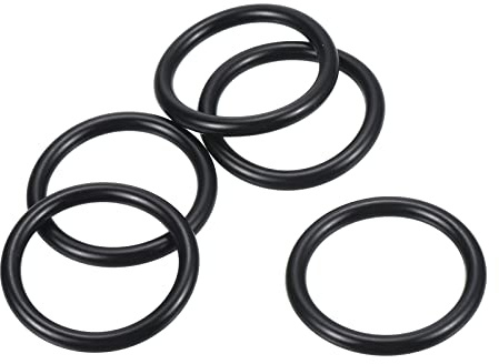 PATIKIL 25Stk Dichtungsringe O-Ringe Gummidichtung 40mm AD 32mm ID 4mm Dicke Nitrilgummi Unterlegscheibe Dichtungssatz Gummischeiben für Auto Klimaanlage Wasserhahn Rohr Schwarz