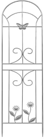 GQJNHUI Garten Rankgitter Metall, Rankhilfe Für Kletterpflanzen, 50X120CM,50X180CM,50X200CM, Rostfreie Stähle,Metall Stahl Draht Rankhilfen Für Outdoor Kletterpflanzen Unterstützung (Size : 50X200CM)