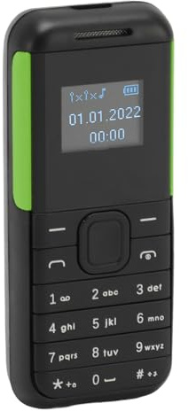 Goshyda Handy, Kompaktes Design, Dual-Nano-SIM-Karten, Geringere Strahlungsrate, Eingebauter Lithium 57 G, mit Ladekabel, Zum Schutz Schwangerer Frauen und Kinder vor Strahlung