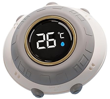 Bexdug Digitale Badethermometer,Thermometer für Kinderbadewasser,Badezimmersicherheitsprodukte für Kinder - Digitale Raumthermometer, schwimmende Thermometer mit klarer LED-Anzeige, schnelle Reaktion