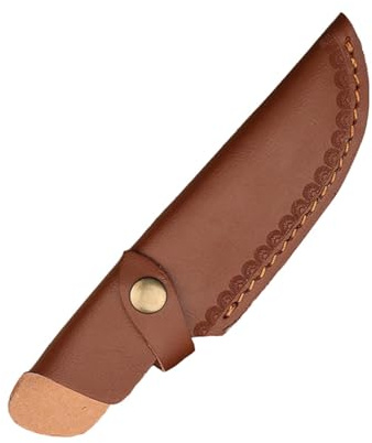 Messerscheide aus Leder, Messerscheide aus Leder für Gürtel | Klappmesserscheide – multitooll-Scheide mit Schnappverschluss, Klappmesserscheide für Taschenmesser