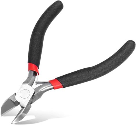 1Pcs Wire Cutters, Precision Cutting Pliers, Ultra Sharp Wire Snips Wire Clippers, Spring Loaded Flush Cutter, Diagonal Cutting Pliers for Jewelry Making Crafting, Wire Cutters Set