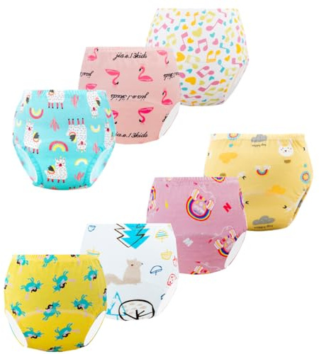 Potträningsbyxor för barn från (3–4 år, 7 stycken, färg: flerfärgad, storlek M)