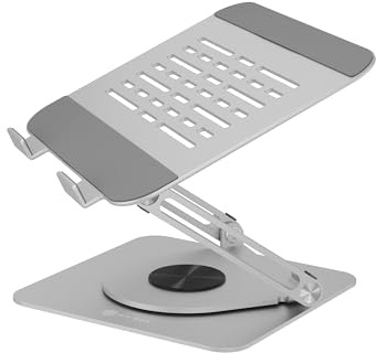 ICY BOX Notebookständer für NB 17'' höhenverstellbar & um 360° drehbar (IB-NH300-R)