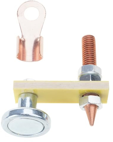 Imán de soldadura para cabeza, práctico conector Spotter, abrazadera de tierra para reparación de abolladuras de coche, pieza de repuesto para cinturón de herramientas Auto Re para mujer