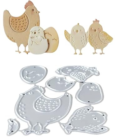 Stanzschablonen Ostern Huhn Stanzschablonen Stanzschablonen Metallstanzschablonen für Scrapbooking Alben Karte Ostern Ostern Ostern Prägung Karten Alben Dekor
