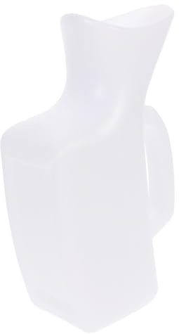 HIAKDOFT Großes Damen Urinal Transparent Kunststoff Urinflasche mit Auslaufsicherem Design für Patienten Tragbar und Praktisch für Krankenhaus und Reisen