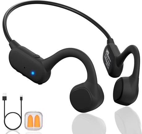Cevinily Bone Conduction Sport Headphones，IPX5 Waterproof Bluetooth 5.4 Earphones,Wireless Open Ear Headset with Mic，Suitable for Running,Cycling, Outdoor Sports