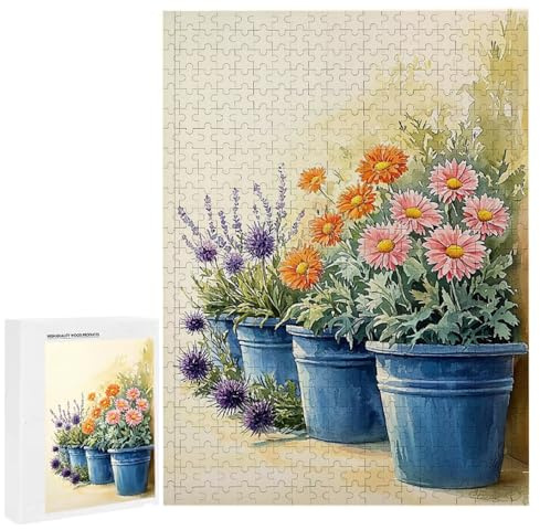 Puzzles 5000 Pieces for Adults jigsaw Puzzles for Adults 5000 Piece Puzzle Challenging & Brainteasing Educationa Game for The Whole for Women, Gifts for Men, jigsaw Puzzle Theme: (Flowerpot) h-432