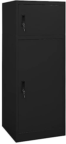 Sattelschrank, Stahlschrank, Schließfachschrank, Mehrzweckschrank, Sattelspind, Stallspind, Metallschrank für Sättel, Reitschrank, Sattelhalter, Wei, Stahl(53x53x140 cm) (53 x 53 x 140 cm)