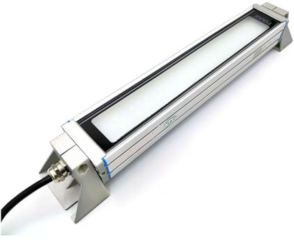 OUHFCASN 12W 24V 220V LED Milling Working Lamp Waterproof IP67 CNC Lathe Machine Tube Lights AC/DC for Various Machine Tools(12W 4000K,DC24V)