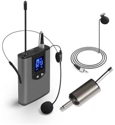 Amplificador de voz, Auriculares Inalámbricos Portátiles Con Micrófono + De Micrófono Lavalier, Enseñanza, Entrevista De Voz, Grabación En De Vlog(One drag one)