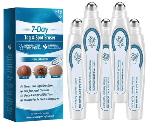 Picdo Tag and Spot Eraser, Picdo Skin Tag Remover con ácido salicílico, ingredientes naturales, para verrugas, lunares, manchas de la edad, cuidado diario de secado rápido, para todo tipo de piel (2)