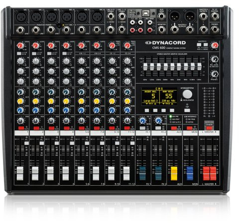 Dynacord cms 600 – 3 8 Channels 15 – 70000 Hz negro – Mesas de mezclas de audio (8 canales, 24 Bit, 15 – 70000 Hz, 85 db, 96 kHz, 0,005%)