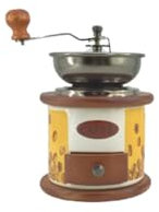 artigianatodaloise - Macinino caffé legno ceramica cilindro artigianato artistico - Macinino caffé2