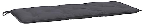 vidaXL Gartenbankauflage, Bankauflage Sitzkissen Outdoor, Polsterauflage Auflage für Gartenbank, Bankpolster Bankkissen, Anthrazit 120x50x7cm Oxford-Gewebe