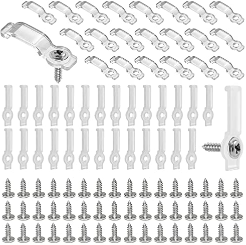 IIRC Led Strip Befestigung 200Stk Licht Montagehalterung Clips Befestigungsclip Led Strip Halterung für Led Streifen Halter Clips 8mm,9mm,10mm