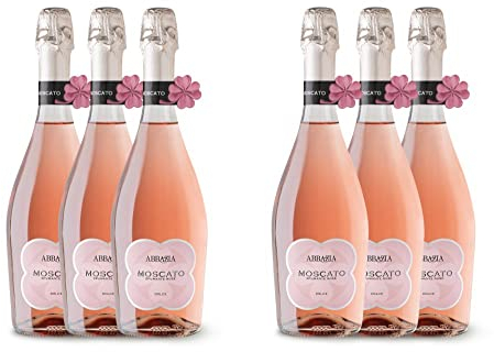 abbazia Fortuna Moscato spumante rosè dolce (pacco da 6 bt x 0,75 L)