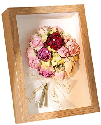 Shadow Box Frame Display Case,8x10 Picture Frame, 1.18 Interior Depth Shadow Box for Wall and Tabletop Display Ideal of Flower, Pictures, Medals and More (1, 8x10)