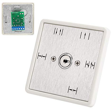 5 Position Key Control Switch, Automatic Sliding Door Selection On Off Door Key Switch