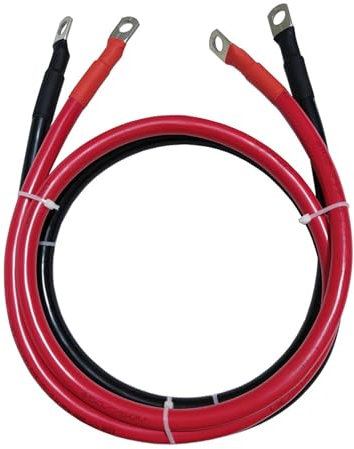 Hauptleitung Fest 20 cm langer 8/6/4/2 AWG-Kupferdraht mit Kabelschuhen, 10/16/25/35 mm quadratisches Batterieanschlusskabel, for Parallelschaltung der Wechselrichterbatterieserie Verbinder Webstuhl (