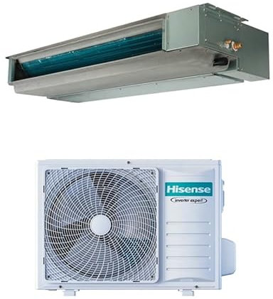 Climatizador canalizado Hisense serie turbo ADT26UX4RBL8 9000 BTU Inverter A++ en R32