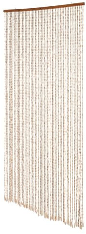 QRANSEUYXY 90x200cm Bambusvorhang, 45 Stränge Bambus Holz Perlenvorhang, Retro Holzperlenvorhang, Türvorhang Bamboo für Haustüren Schränke Fenster