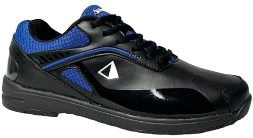 Pyramid Herren Ra Bowlingschuhe für Rechtshänder, Pro Black/Royal Blue, 45 EU