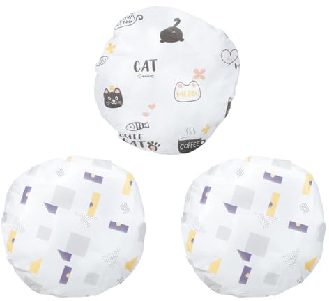 Anneome Lot de 3 housses de protection rondes pour ventilateurs électriques - Faciles à utiliser pour la maison