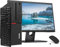 Complete set of Branded 21.5 inch Monitor, Quad Core i5-6500 Desktop Computer 8GB 256 SSD WiFi Windows 10 64-Bit PC Keyboard and Mouse (Renewed)
