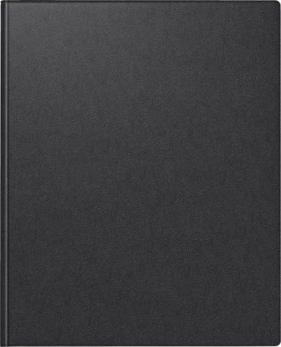 rido/idé Buchkalender 2026 | 20,8×25,8 cm, Kunststoff, schwarz