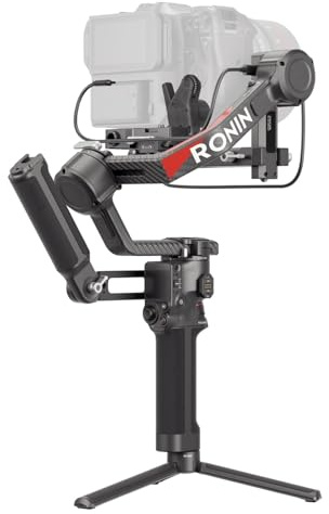DJI RS 4 Pro, 3-Achsen Gimbal-Stabilisator für DSLR- und Kinokameras Canon/Sony/Panasonic/Nikon/Fujifilm, Native vertikale Aufnahme der 2. Generation, 4,5 kg Nutzlast, Doppelfokus- und Zoom-Motoren