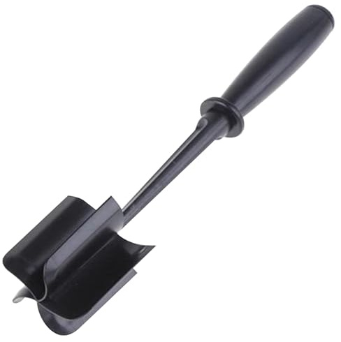 Ground Beef Chopper Tool Plastic Meat Chopper with Pinwheel Blades Easy to Clean Ergonomic Hamburger Smasher Tool for Chopping, Mixing, Stirring, Grinding and Pounding Ground Beef to