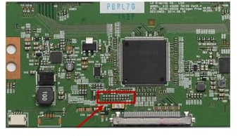 WQMEOR Placa lógica Tcon 6870C 6870C-0552A for TV V15 43UHD TM120 Ver0.4, Tarjeta T-con Original.(10 Resistance)