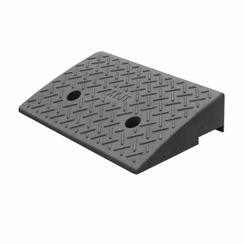 Rampe De Seuil Portable, Rampes D'allée Lourde, Rampe En Caoutchouc Pour Fauteuils Roulants, Animaux Domestiques, Voitures, Motocyclettes, Tondeuses À Gazon, Remorques (50x32x8 Cm (19.7x12.6x3.1 In))