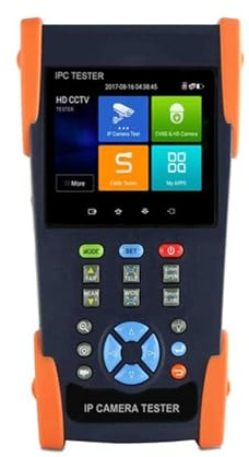 CCTV Tester, Security Camera Tester, 3.5 Inch IP Camera Tester Analog Camera Tester Security CCTV Tester With RJ45 TDR POE 4K H.265