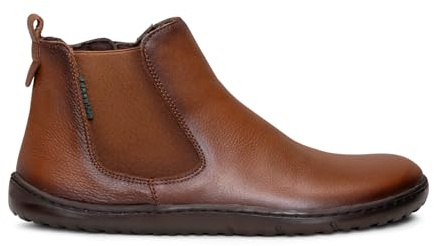 miMaO Botines de horma ancha con elásticos laterales Marrón EU 35