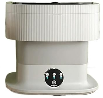Lavadora plegable portátil de 10 litros con función secado por centrifugado temporizado, ideal for limpiar calcetines, ropa interior y prendas íntimas(EU)